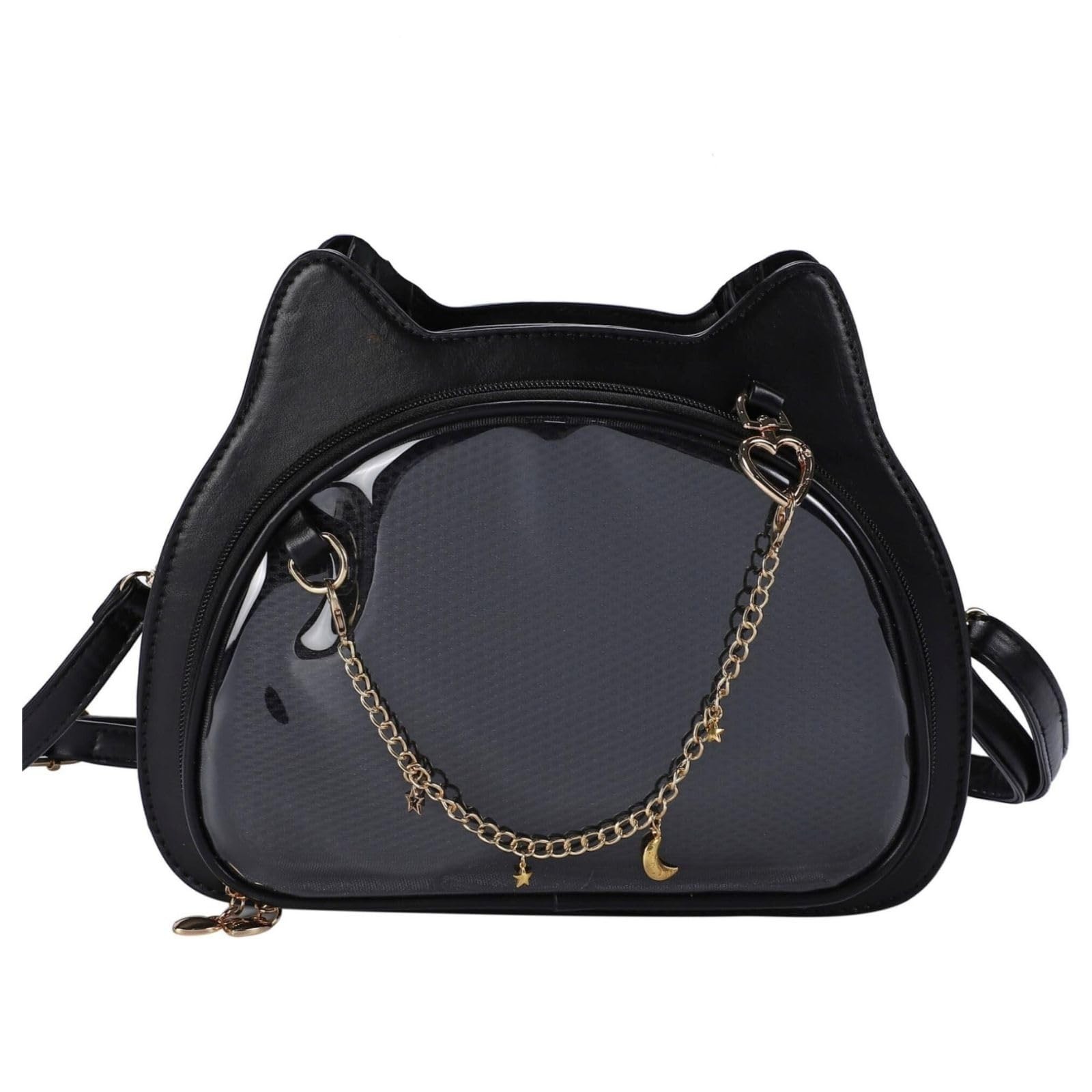 Cute Cat Ita Bag Kawaii Shoulder Bag Handbags Pin Purse Crossbody Display Bag...