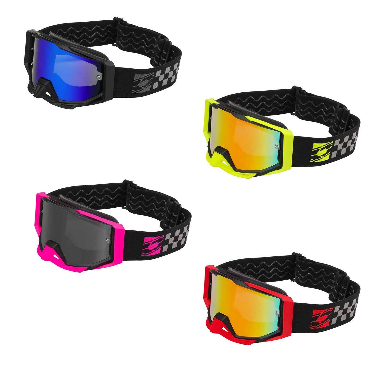 Youth Castle X Goggles ECHO Moto, ATV, MX, Off Road, Dirt Bike Kids Boys Girls