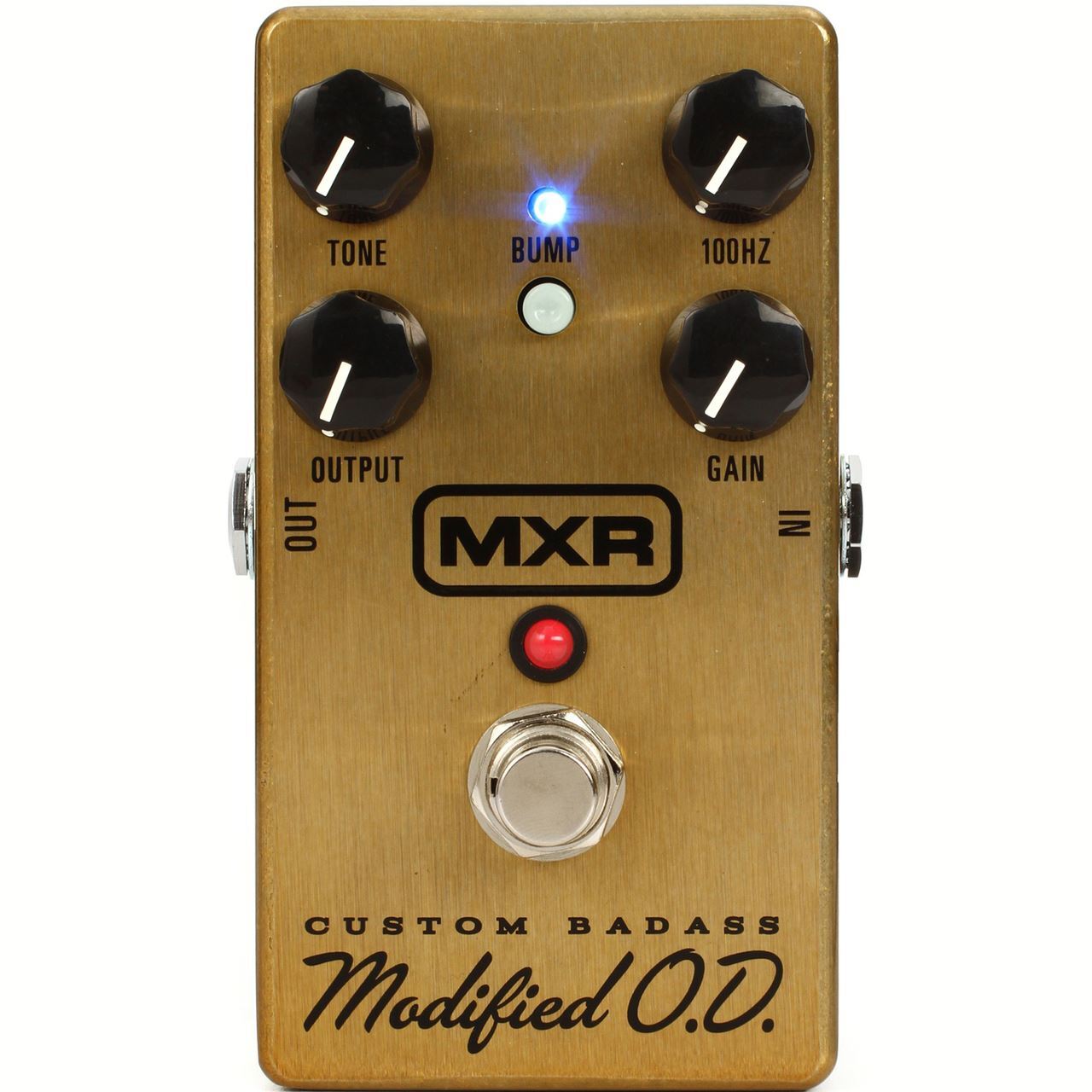 MXR Custom Badass Modified O.D. M77 Overdrive Effects Pedal with Cables
