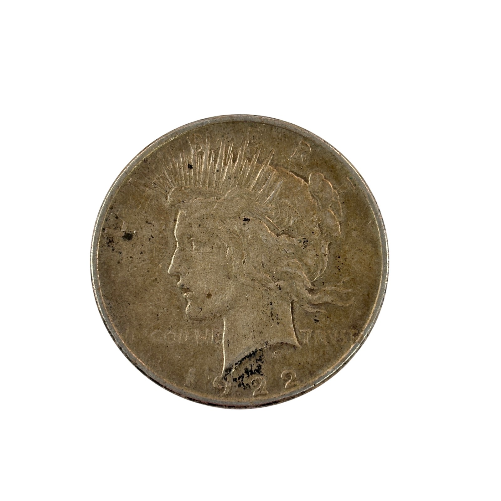 U.S. Mint 90% Silver 1922 Peace Dollar Coin