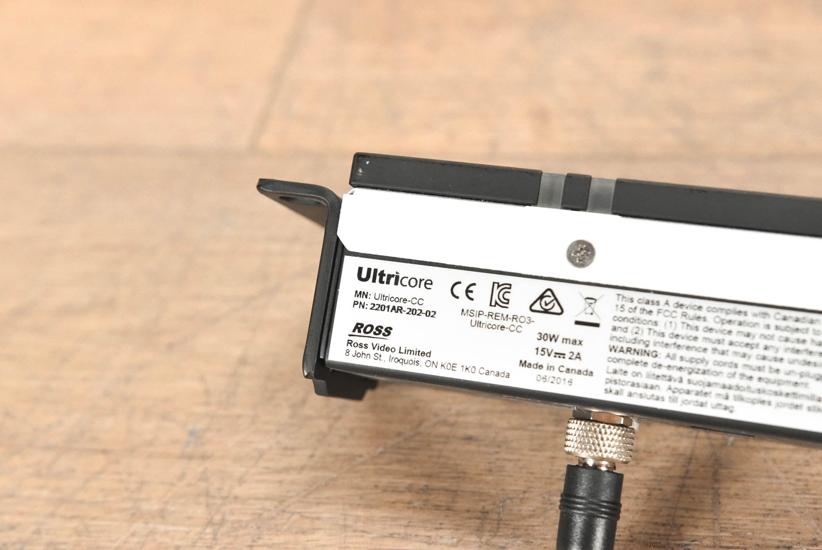 Ross Ultricore-CC 1RU Central Controller CG0019W