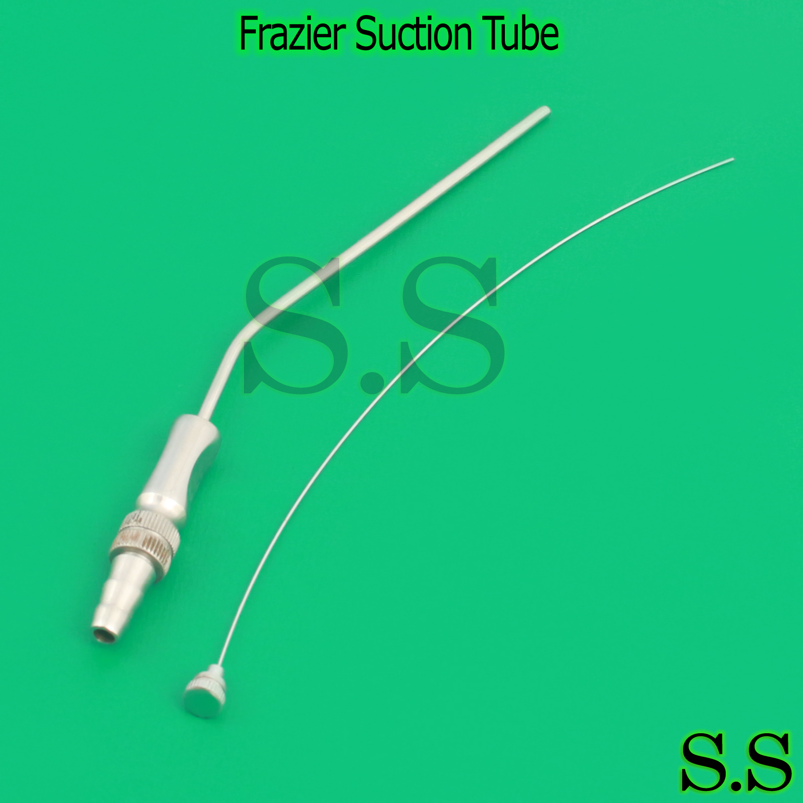 10 Pcs New Surgical Frazier Tube No. 9 Suction 3mm Diagnostic 7.6" Instruments