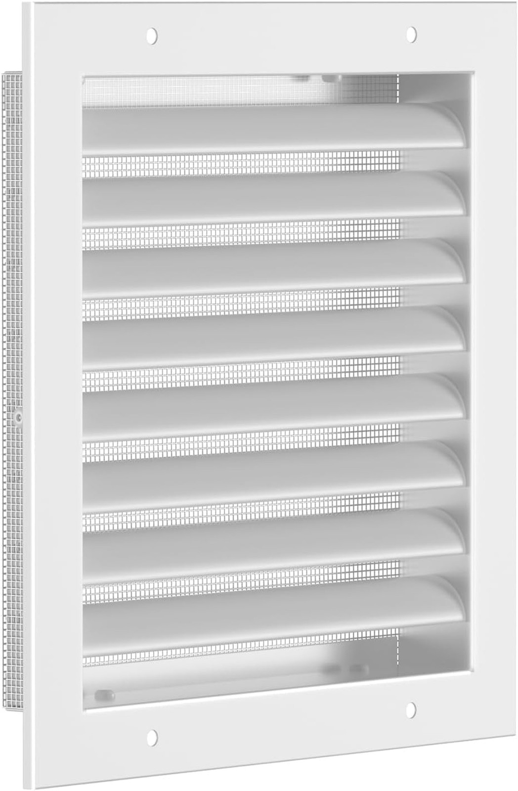 8"w X 8"h Wall Vents, Hon&Guan Aluminum Alloy Gable Vent door vents for Exter...
