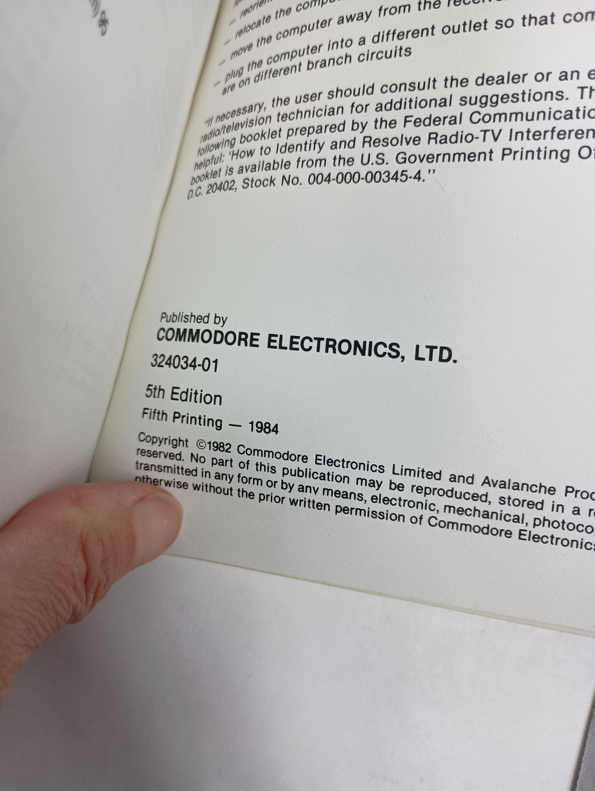 Personal Computing on the VIC-20 A Friendly Computer Guide, 1984 Commodore