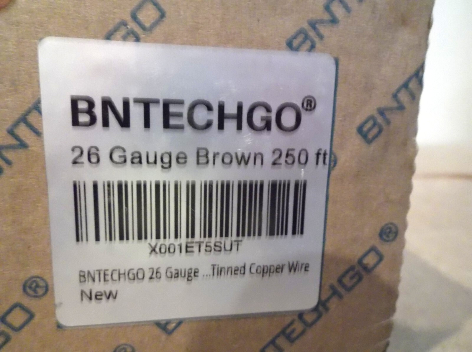 BNTECHGO 26 Gauge Silicone Wire silicone wire 250ft, Brown