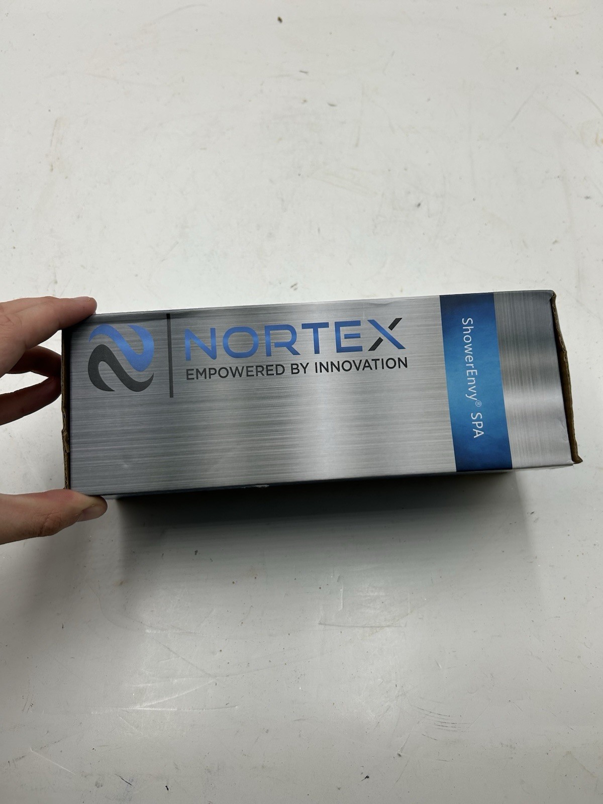 Nortex High Pressure Water Saving Mineral Cleansing  Shower Envy Spa Shower Head