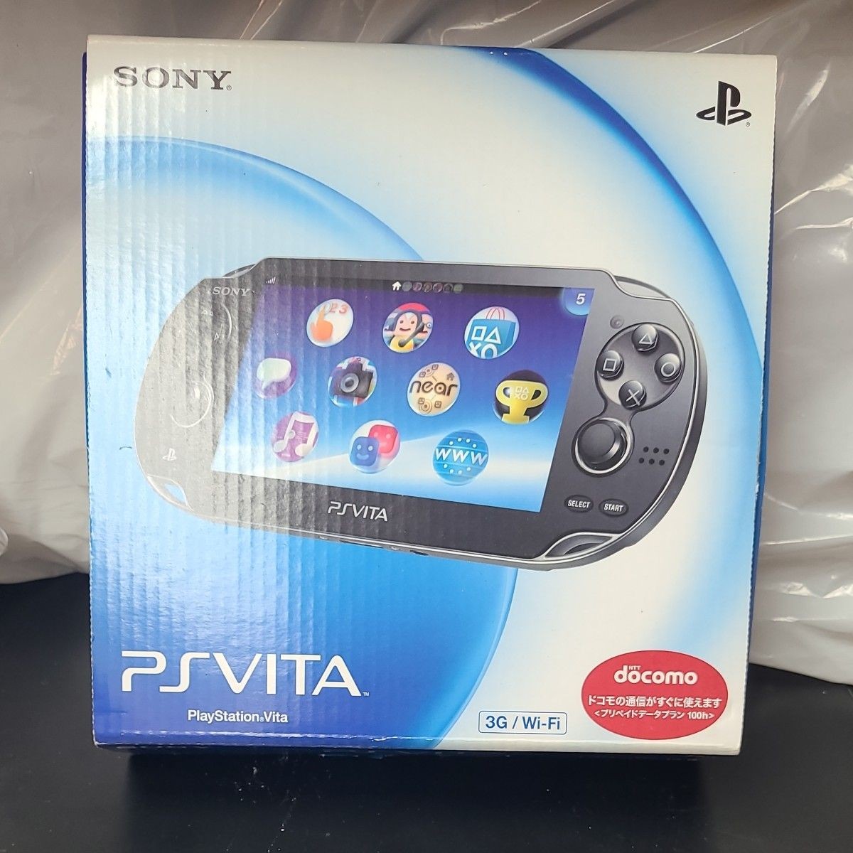 PlayStation Vita PCH-1100 Crystal Black 3G/Wi-Fi Model Console Used Japan Tested