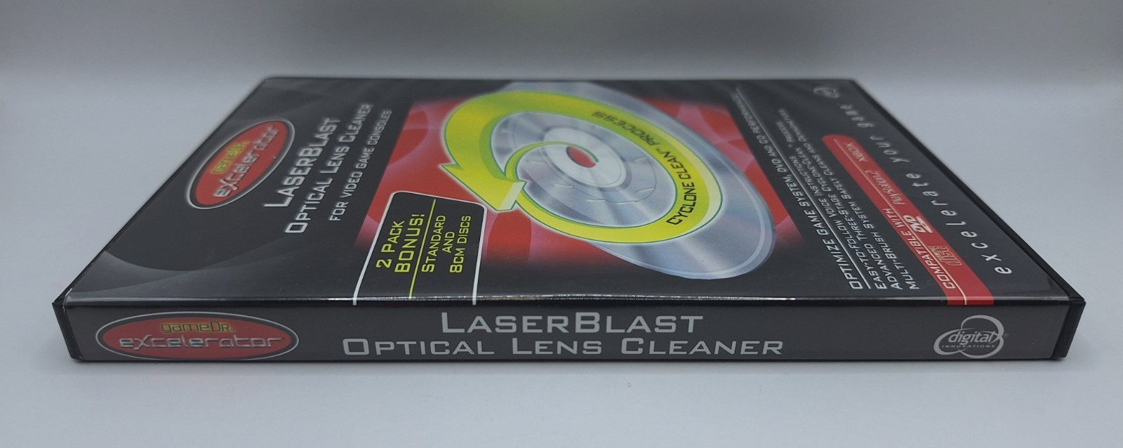 Game Dr. Excelerator 2-DISC Laserblast Optical Lens Cleaner PS2 Xbox GameCube