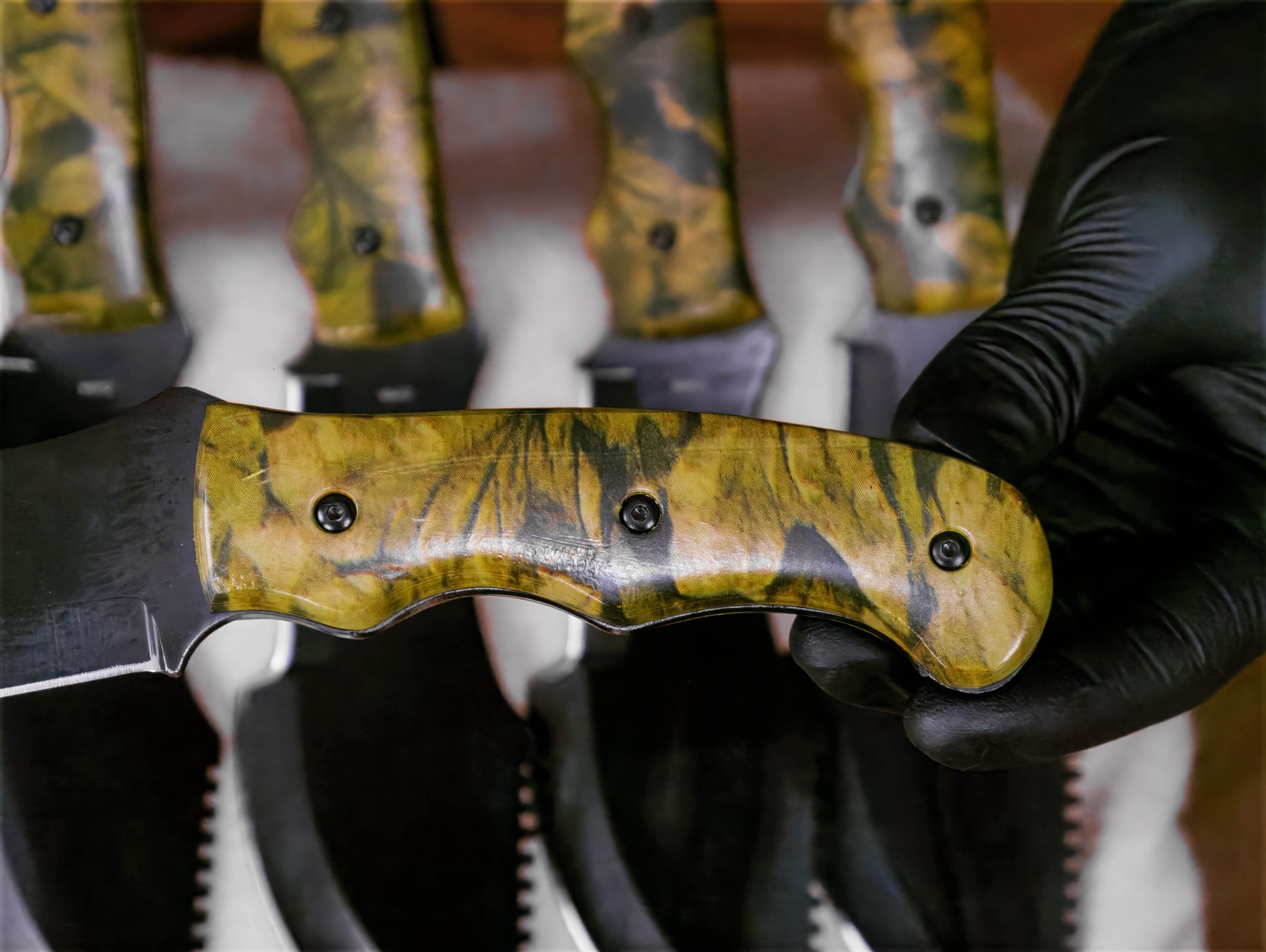Forged Fixed Blade Knife Cleaver Damascus Steel Set Tactical Survival EDC Gift