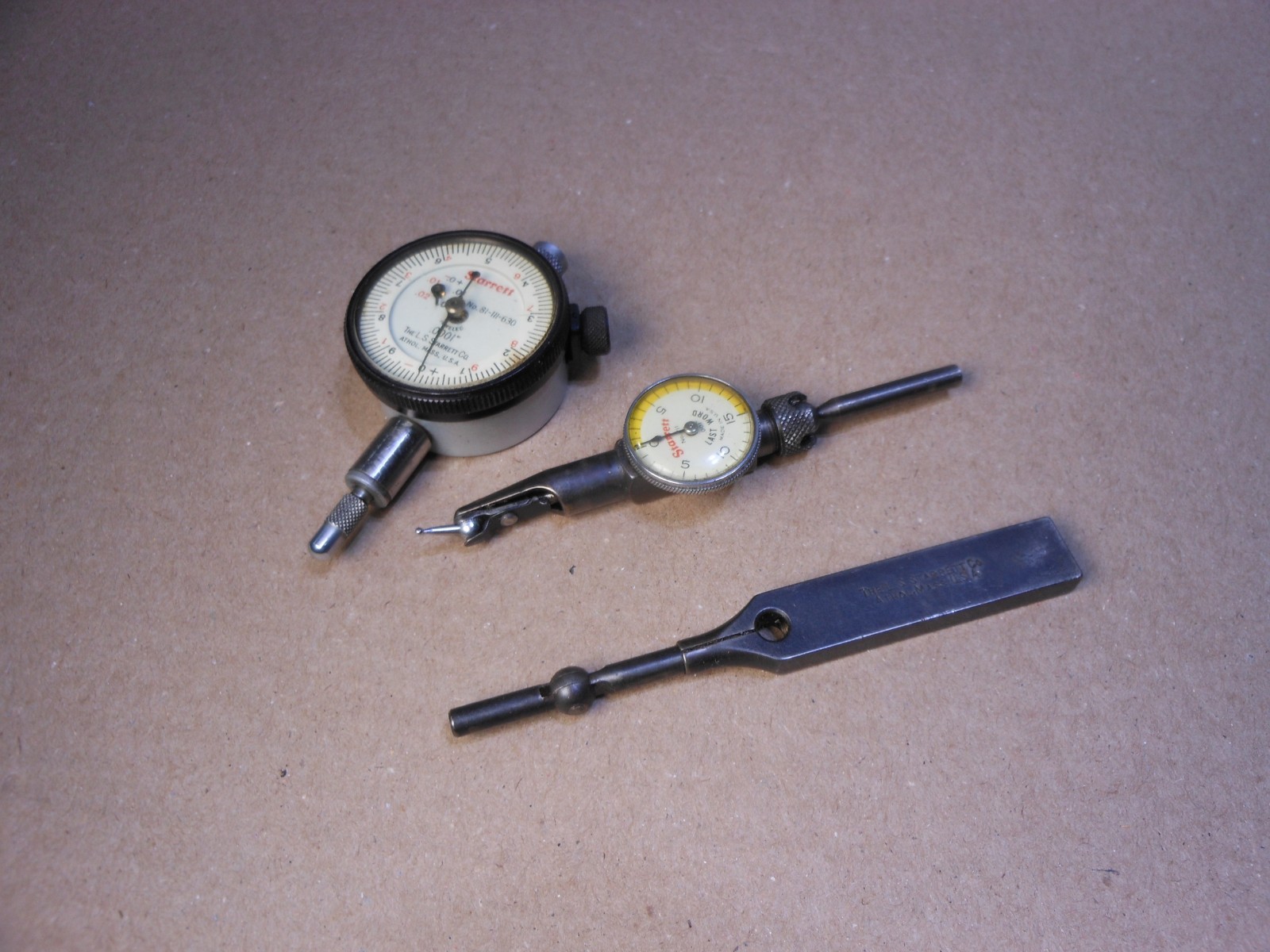 Starrett 81-111-630 Dial Indicator + Last Word 711 Indicator
