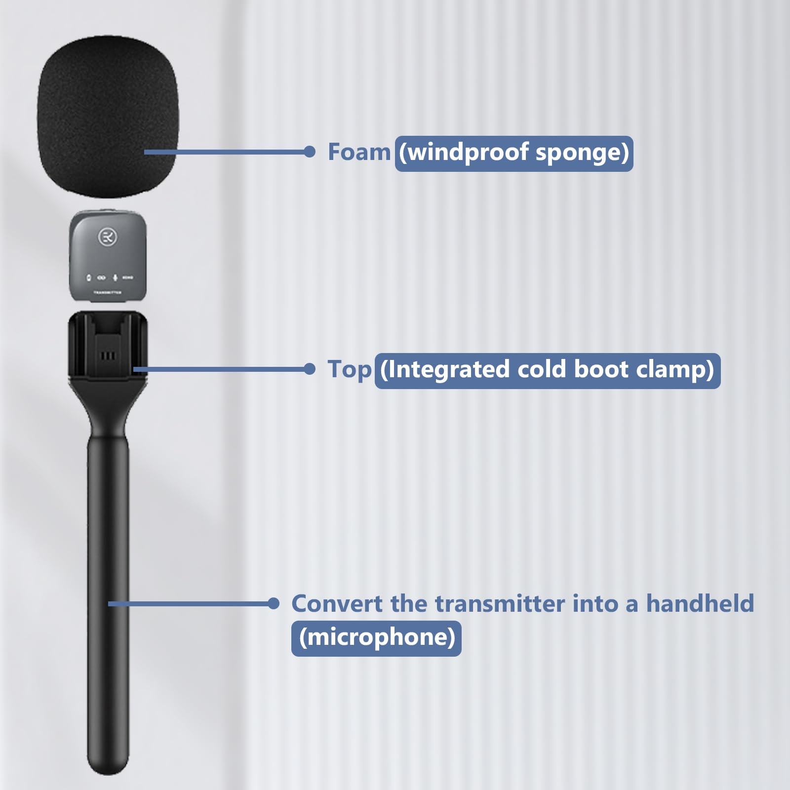 DJI Mic Holder Microphone Stand Handheld Interview Mic Holder for RODE & DJI ...
