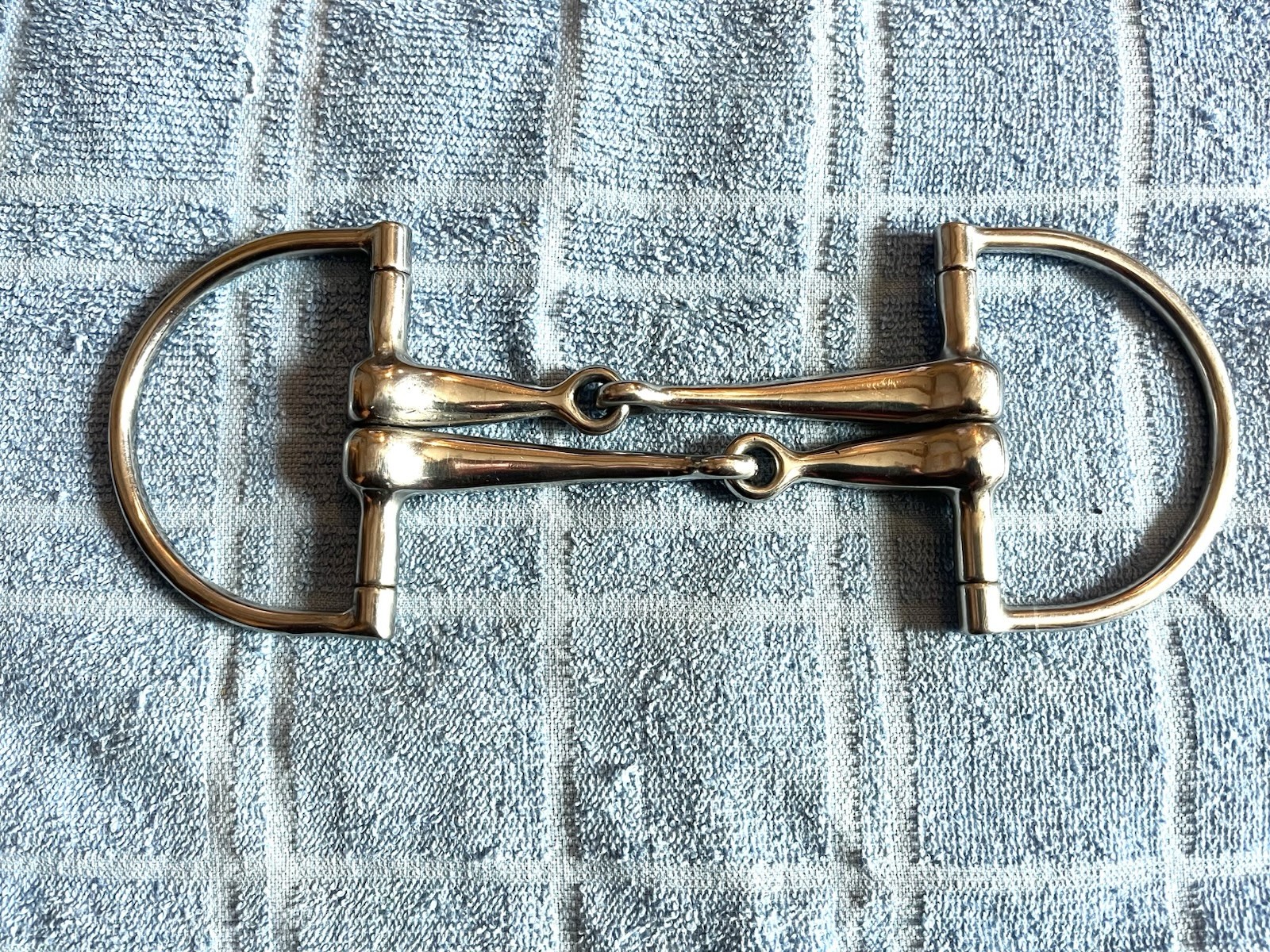 Centaur SS Double Jointed Dee Ring 5” English Bit