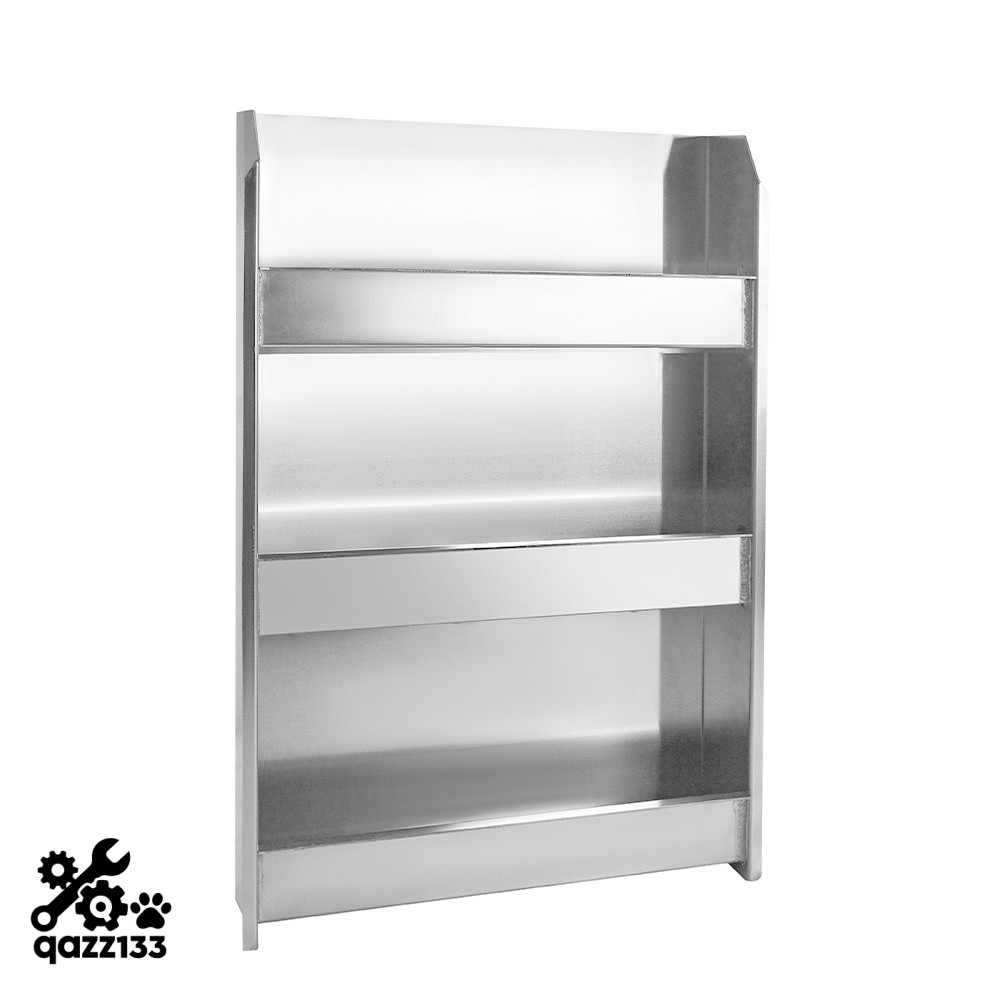 24 Aerosol Can Holder Cabinet Shelf Aluminum For Garage Trailer Enclosed Race