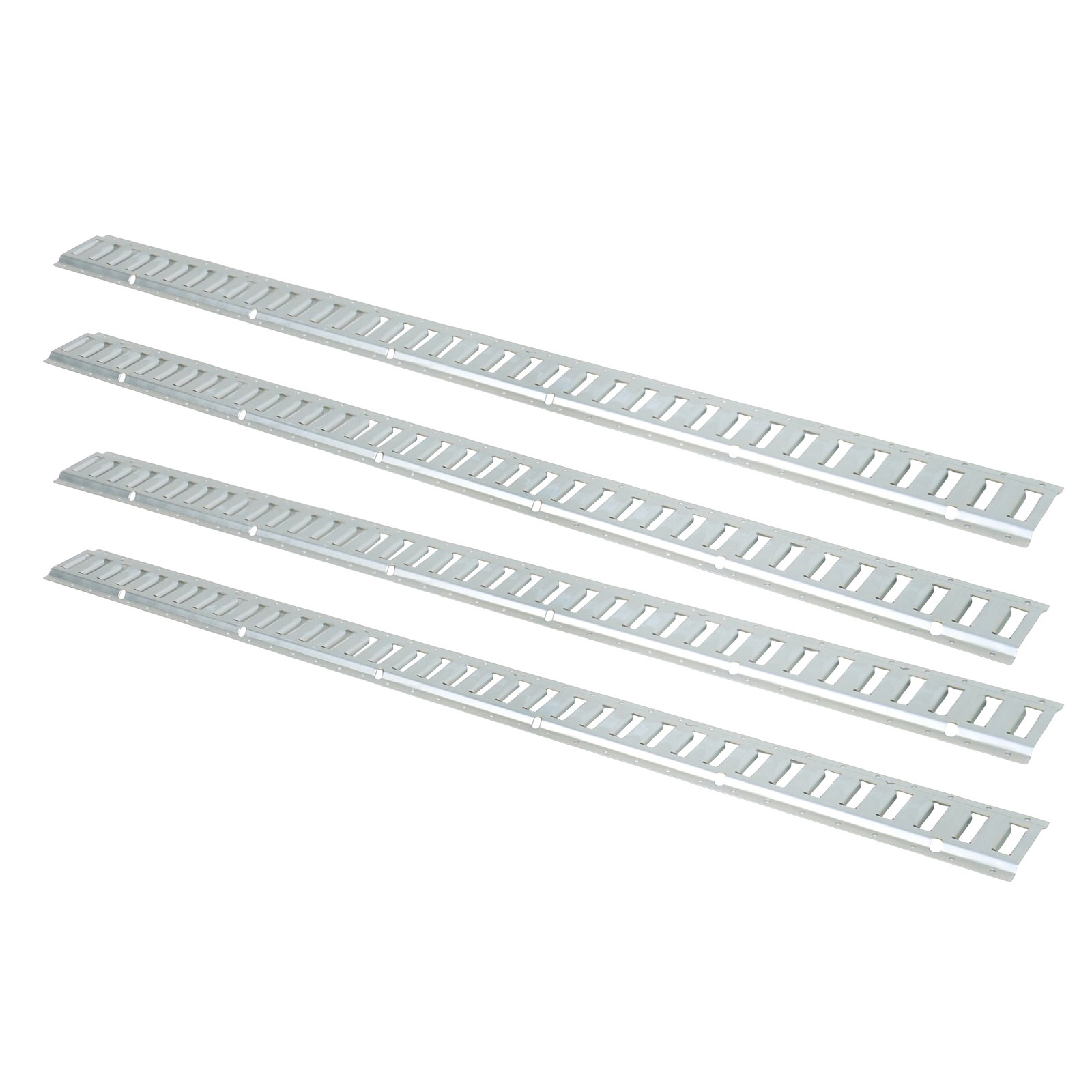 Labwork 4 Pack 6' E Track Tie Down Rail Kit Galvanized Steel For Vans Trailers
