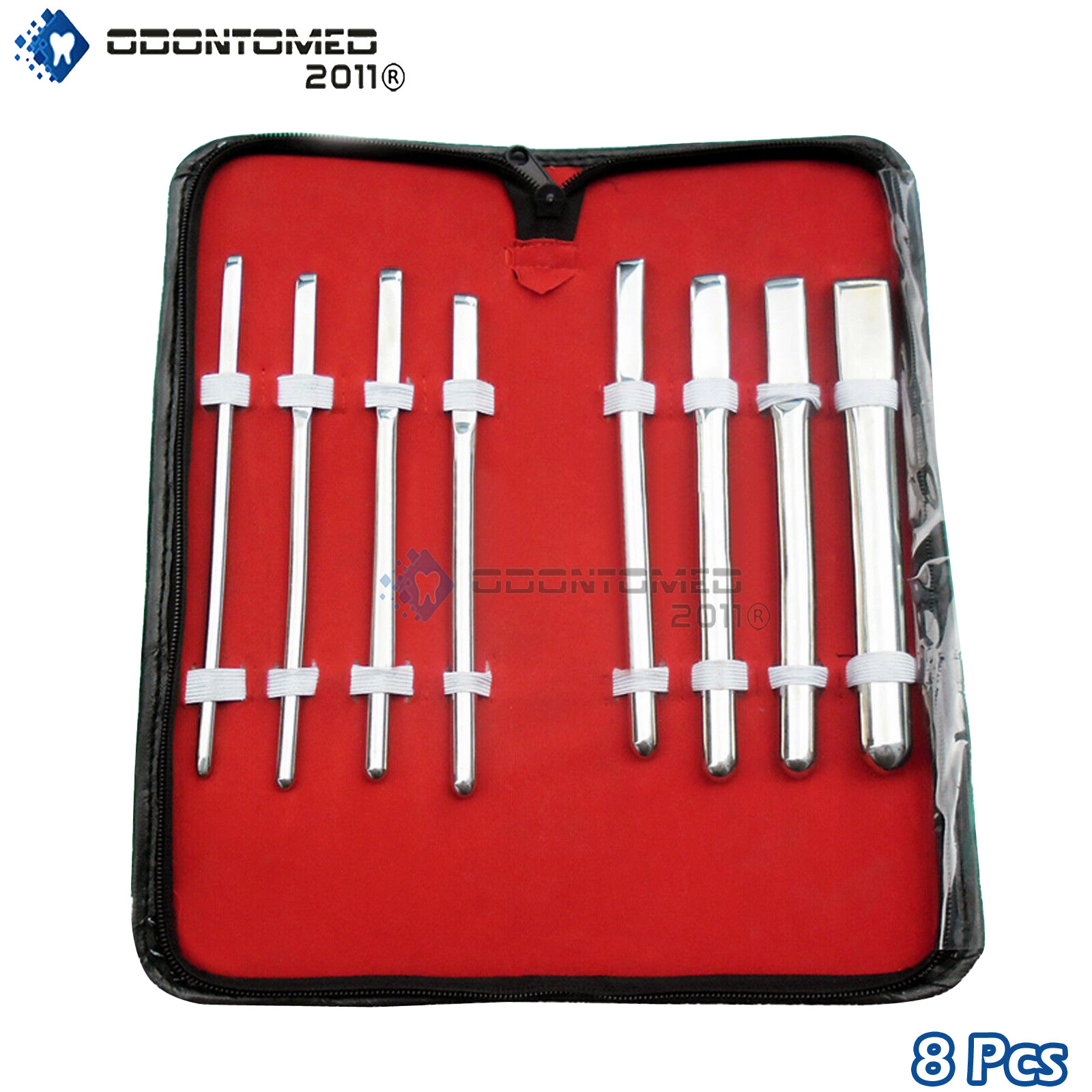 8 Pcs Set Of Hegar Uterine Dilator Sounds Single Ended Gynecology Instruments