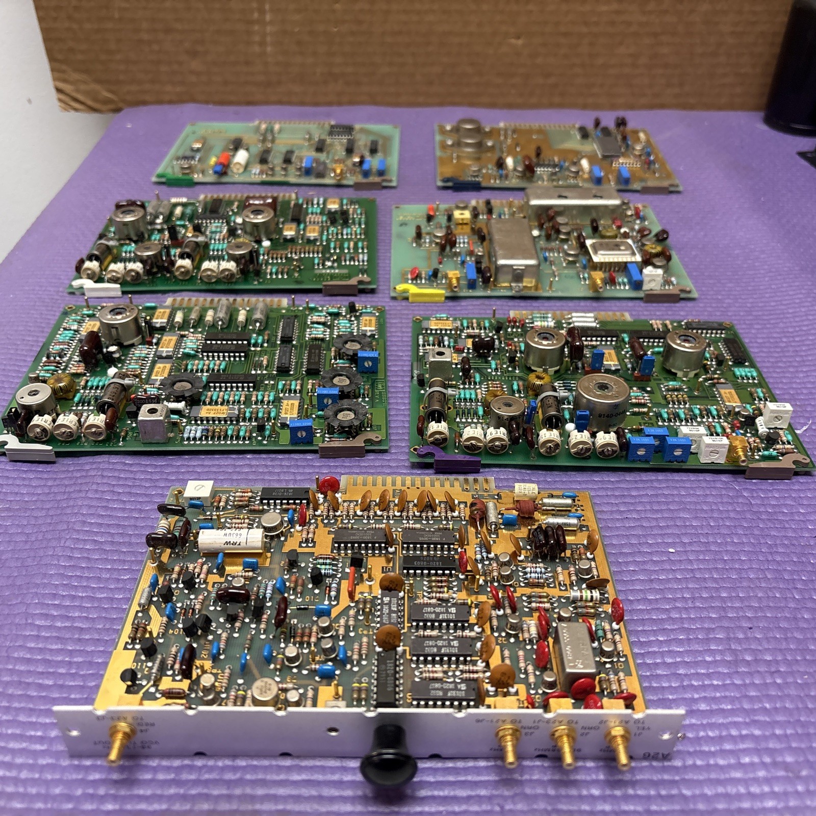 HP 03585 Circuit Cards For Spectrum Analyzer (Qty 7)