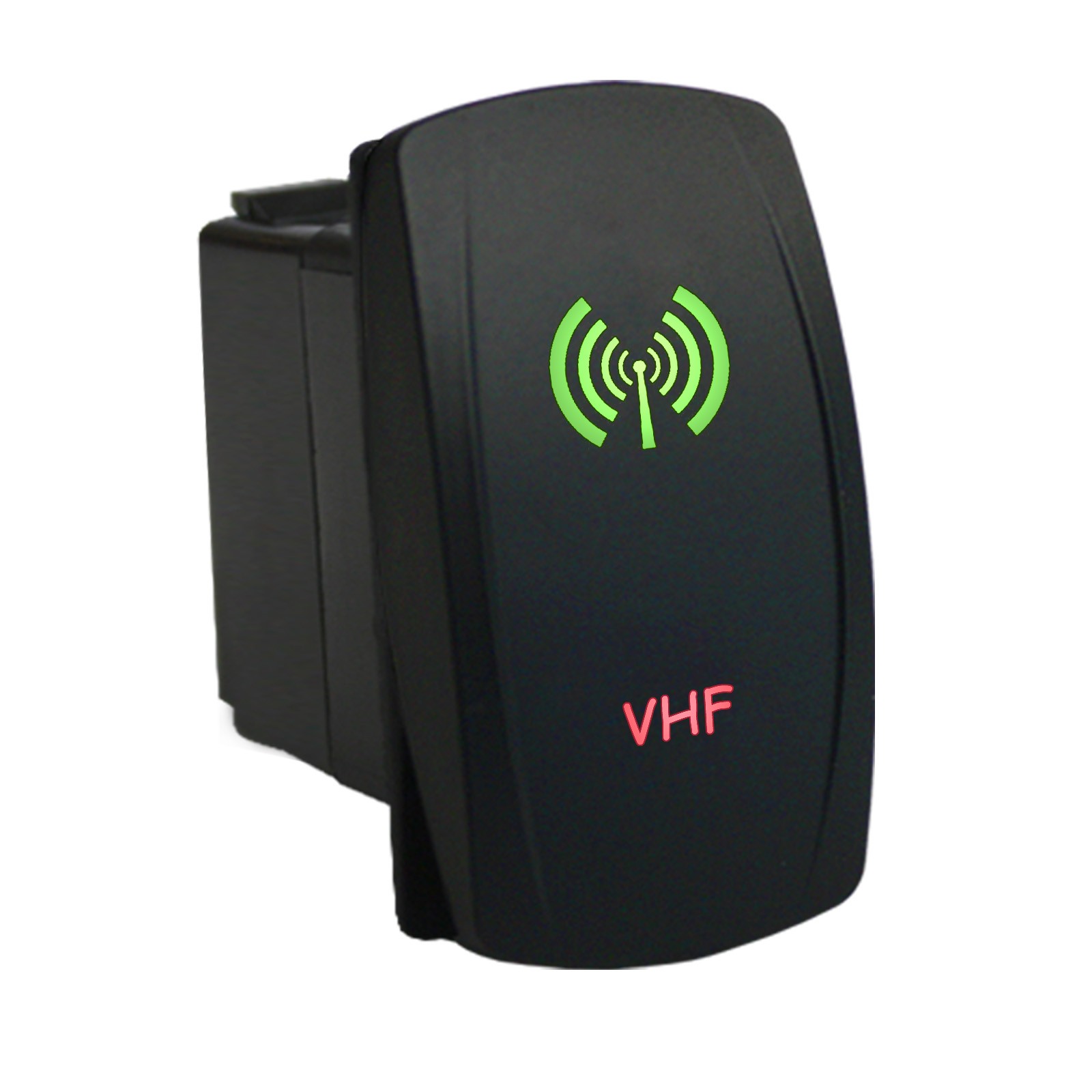 VHF 6M44GR Rocker Switch 12V waterproof marine car boat ATV dual LED ON/OFF