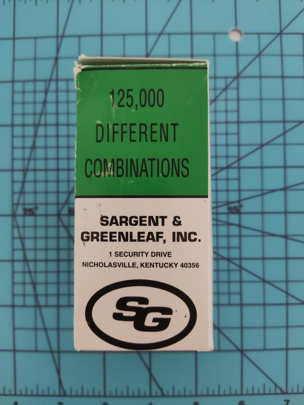 Sargent & Greenleaf Inc. 8077AD High Security Combination Changing Key Padlock
