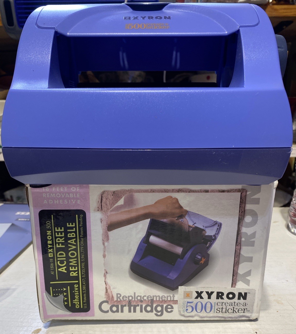 XYRON 5” Create-a-Sticker Machine W/Refill Cartridge Model 500