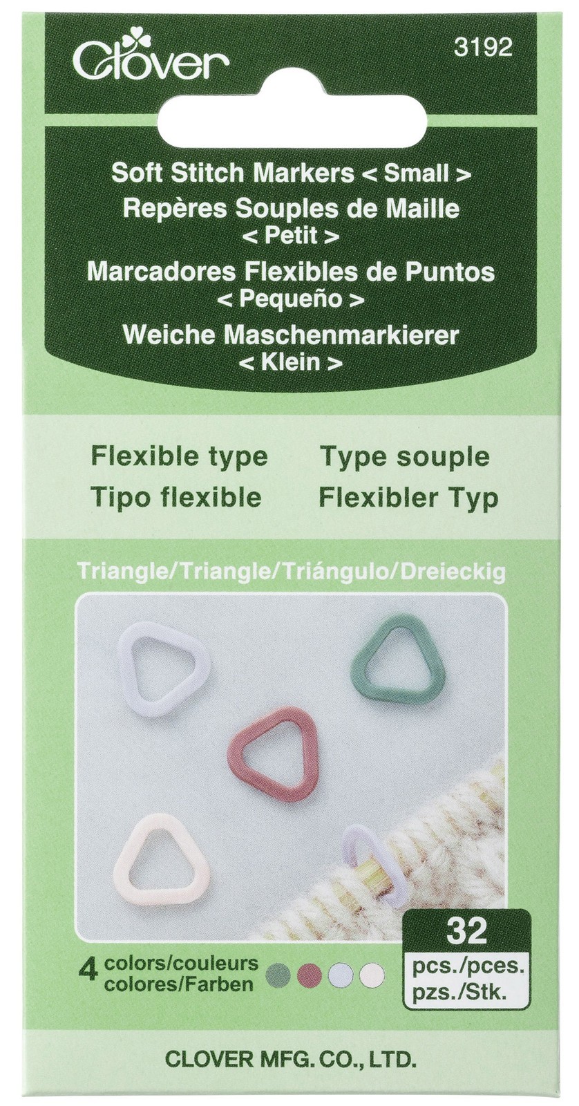 Soft Triangle Stitch Markers-Small
