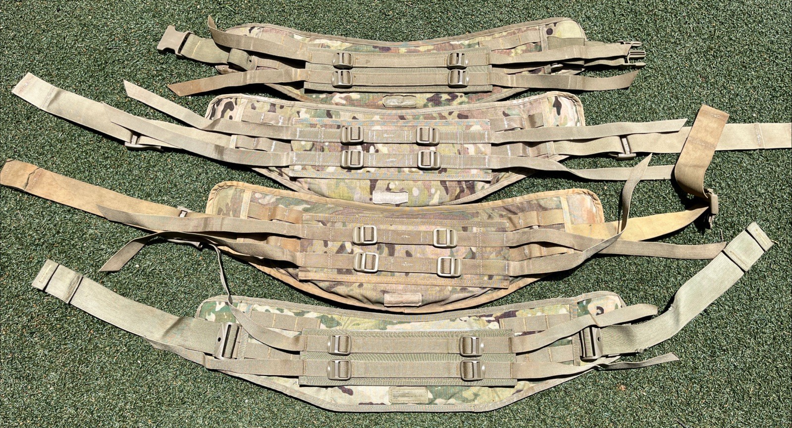 4 USGI SDS Woodland MOLLE II Padded Molded Waistbelt For Large Rucksack 8465-01