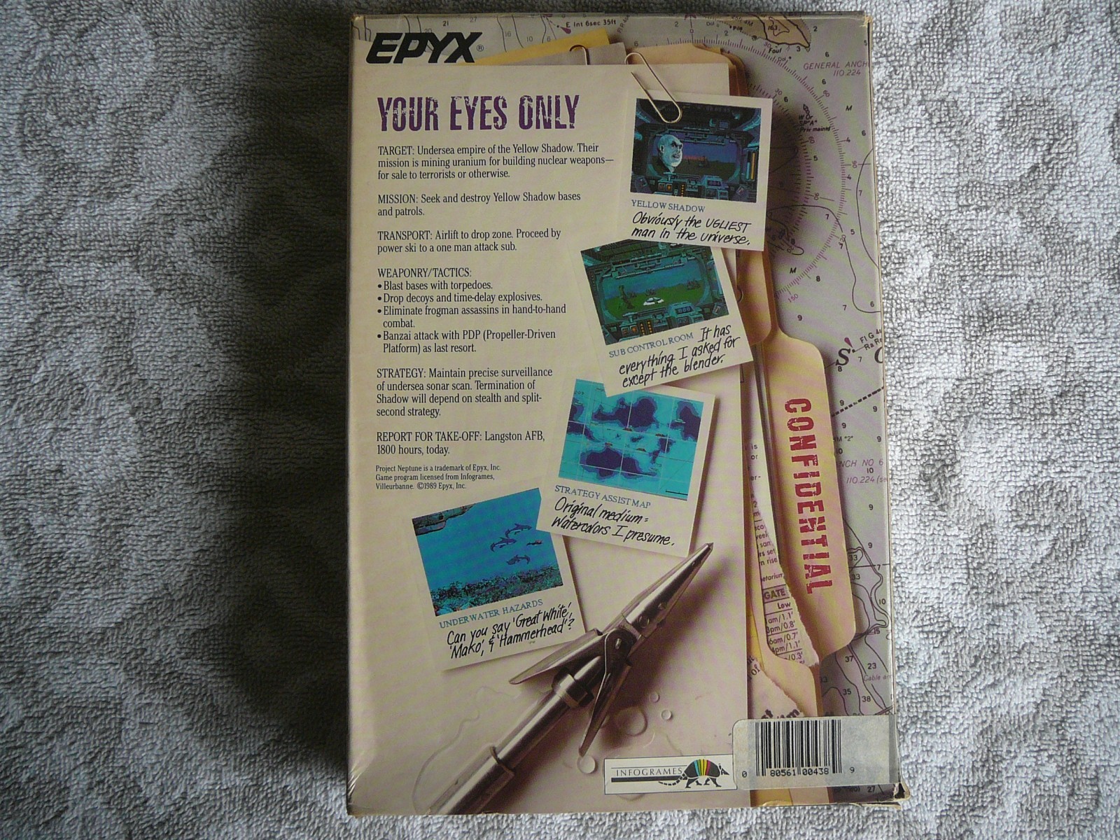 Project Neptune Atari 1040/520 ST NEW Disk By EPYX