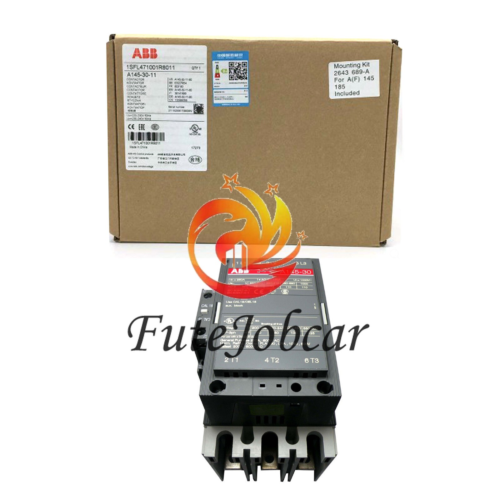 New In Box ABB A145-30-11 220VAC A1453011220VAC Contactor Fast delivery