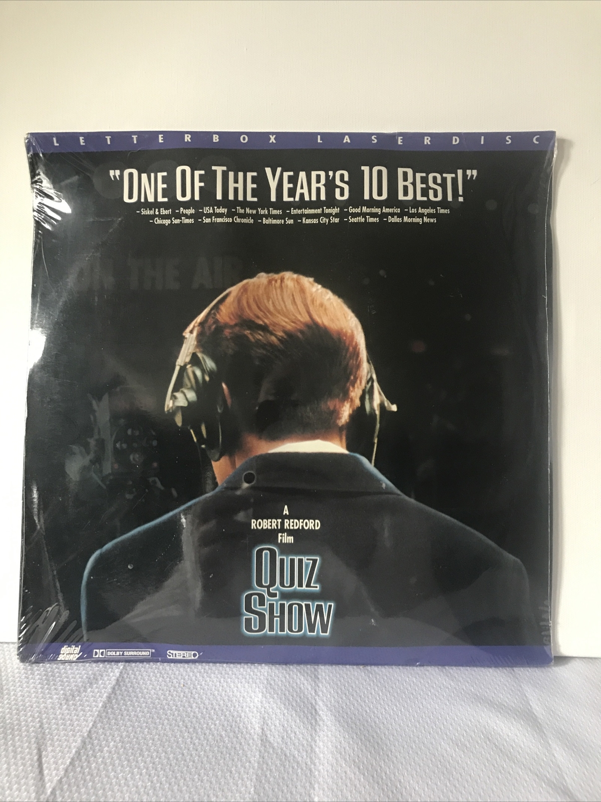 Quiz Show Laserdisc LD Movie New Sealed Letter-Box 1994 John Turturro