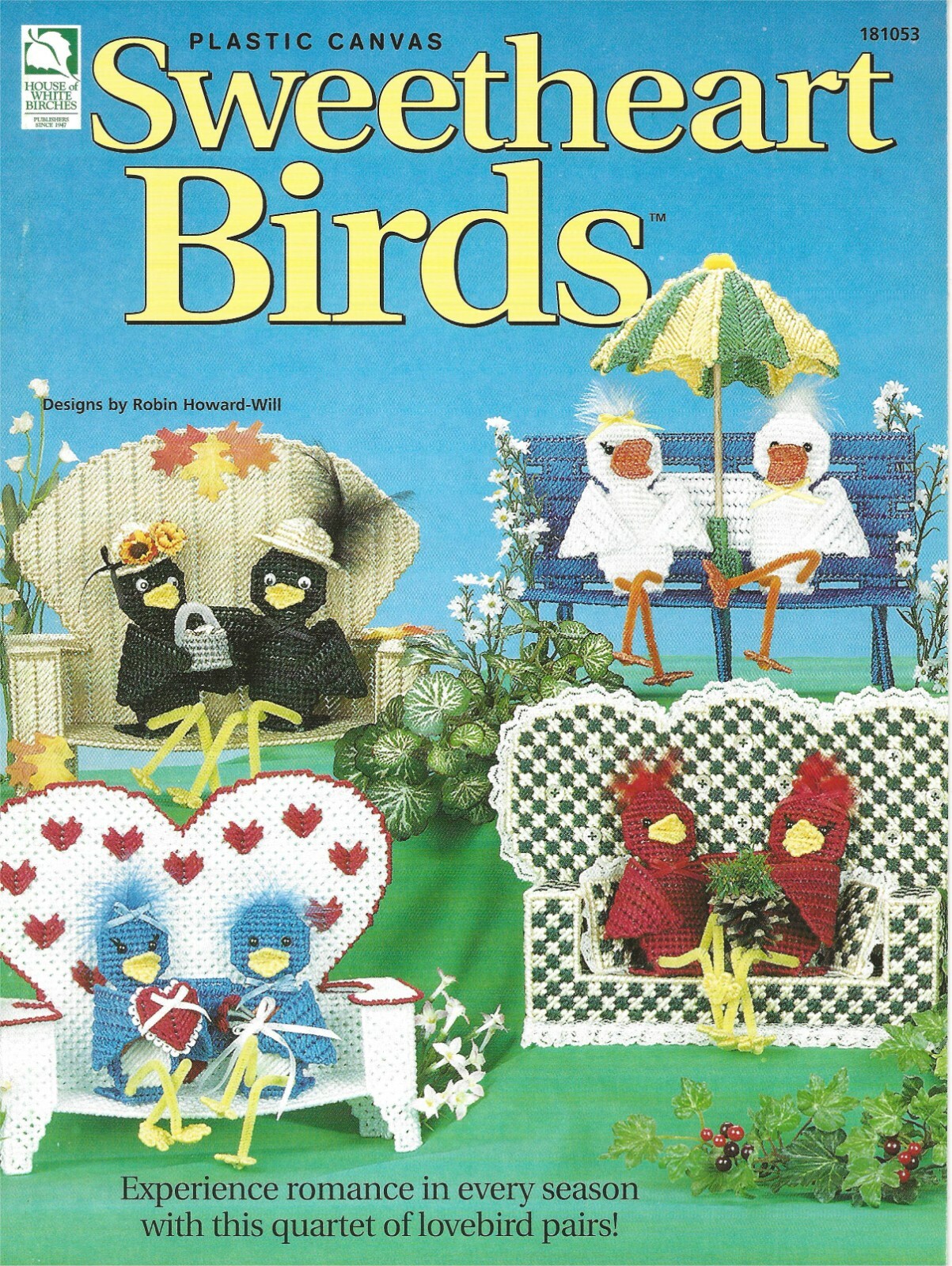 Sweetheart Birds Plastic Canvas Crows Spring Ducks Lovebirds Winter Cardinal