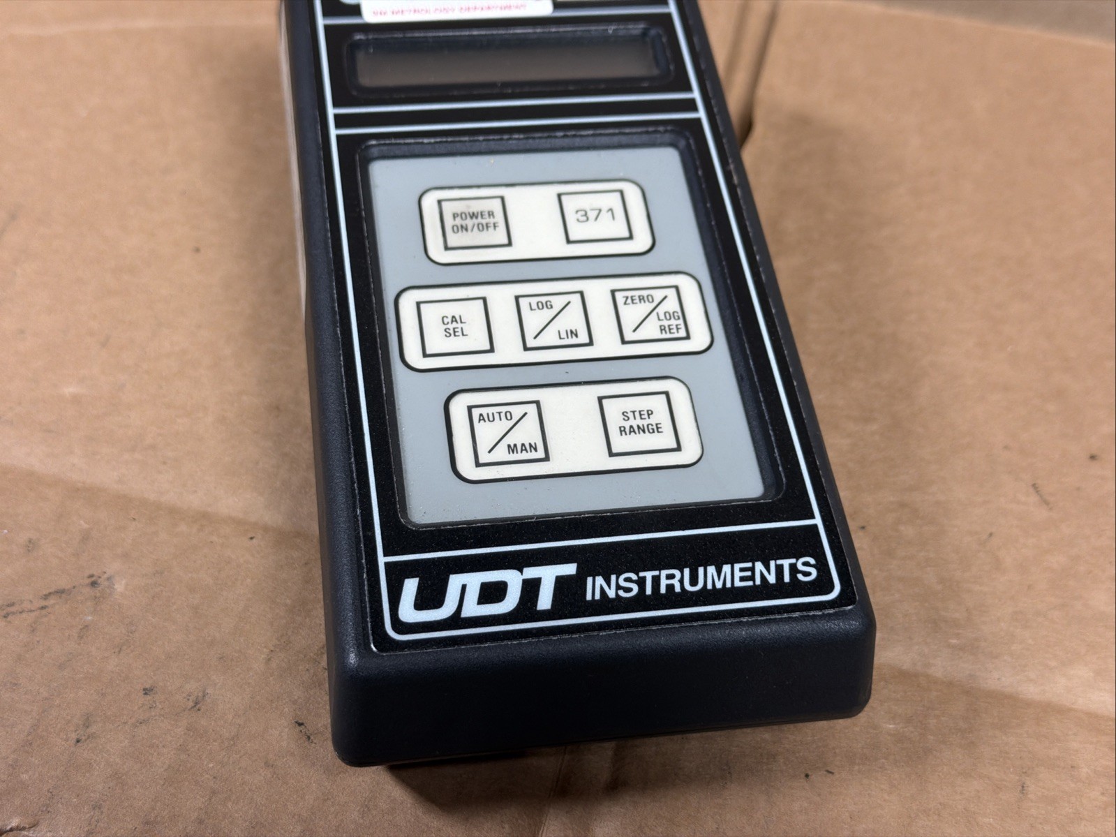 UDT Instruments Model 371 Optical Power Meter W/ Model 247 Radiometric Sensor