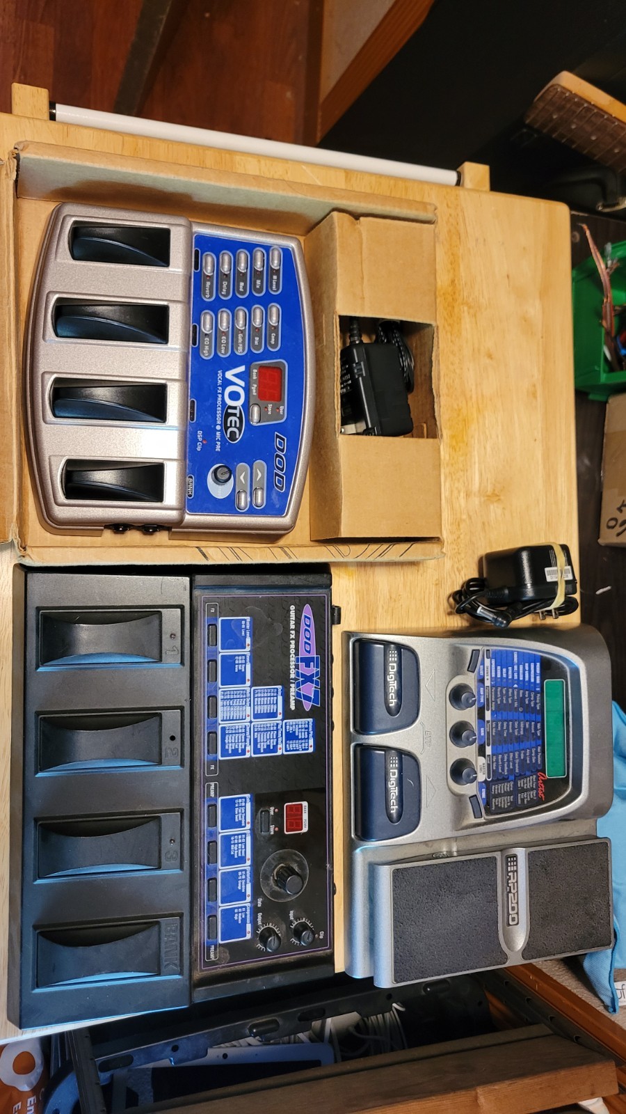 DOD VoTec, DOD FX7 , DIGITECH RP200A LOT FOR PARTS/REPAIR