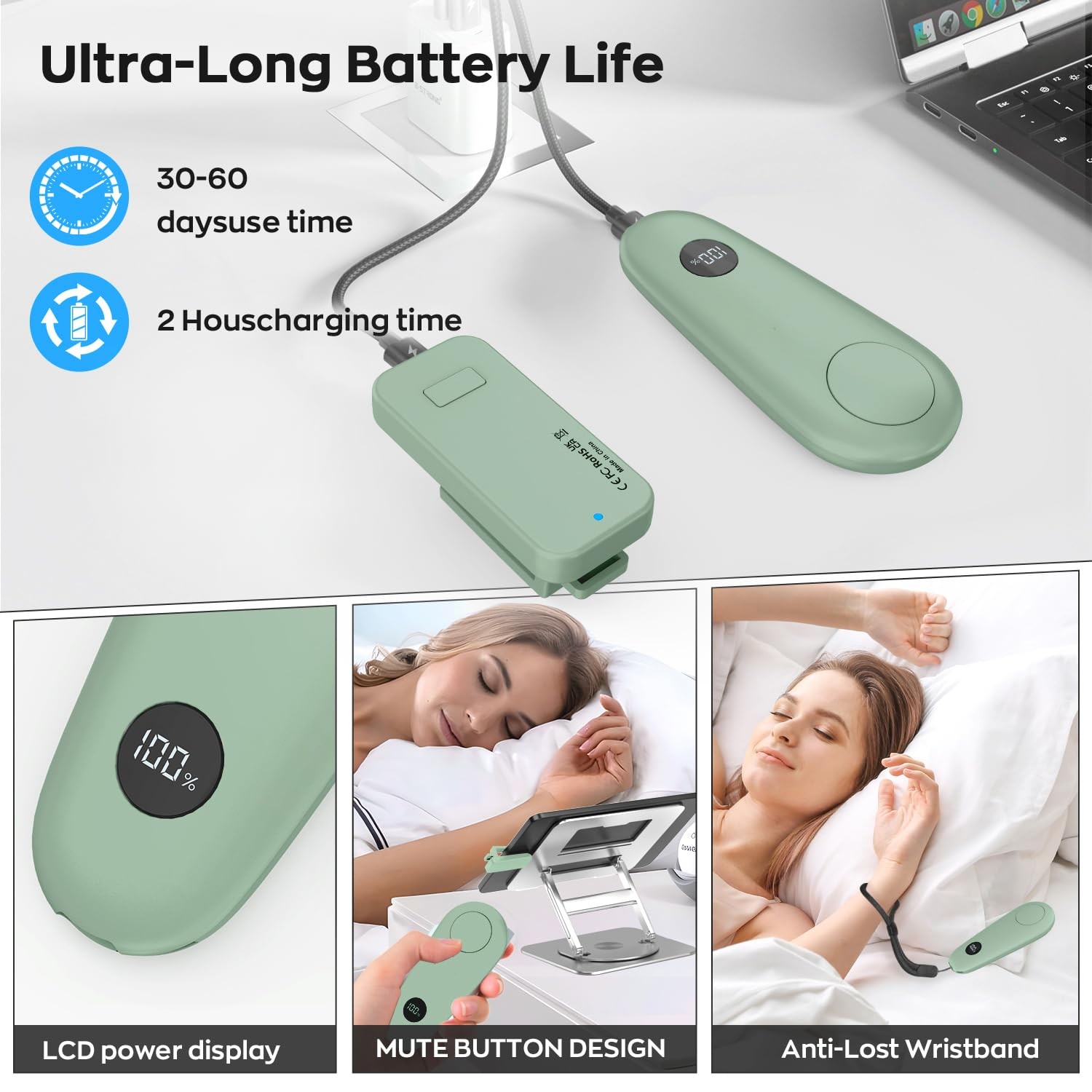 Kindle Scribe Page Turner Remote Control Green One Button Accessory