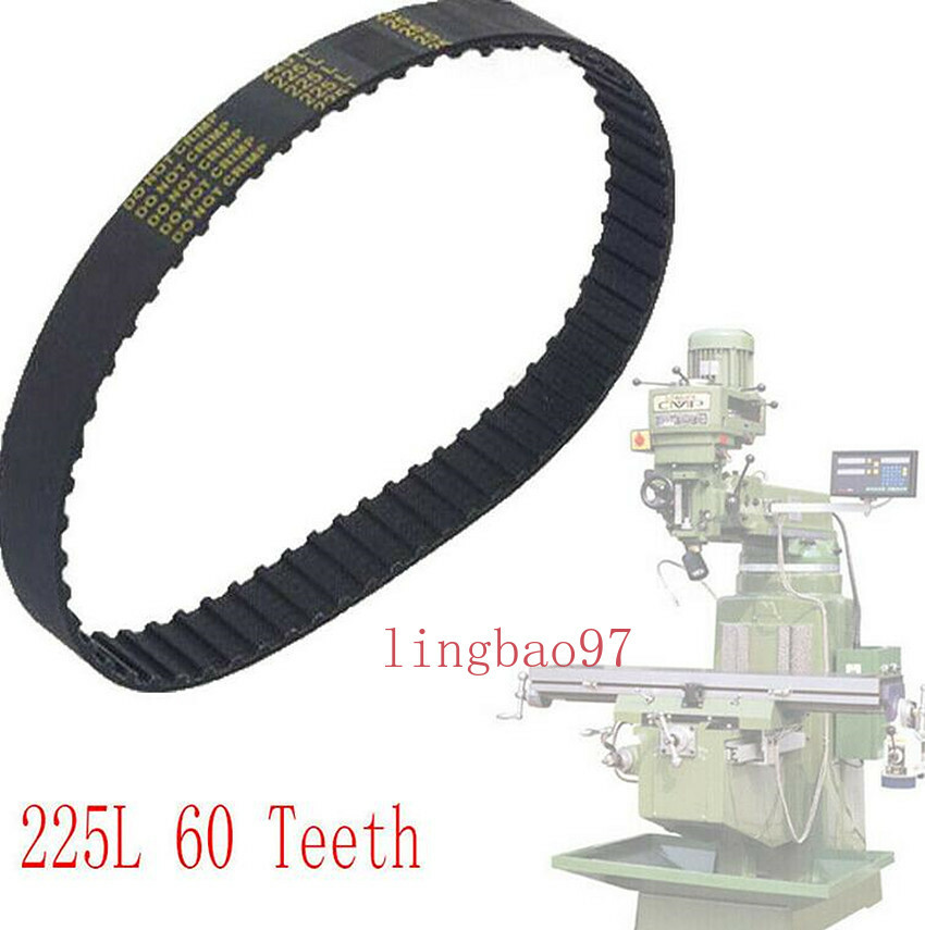 New Milling Machine Part Step Pulley Timing Belt Variable Speed 225L 60 Teeth