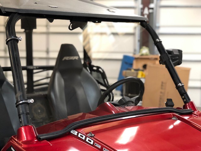 Double Ott Polaris RZR 570/800/XP900(11-14) Full windshield (Hard-Coat)
