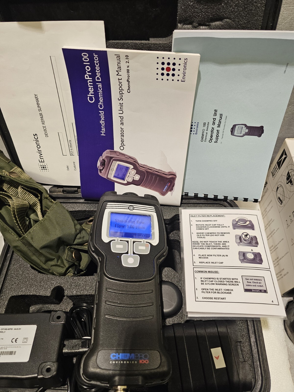 Environics ChemPro 100 Handheld Harmful/Toxic Chemical Detector  Open Box.