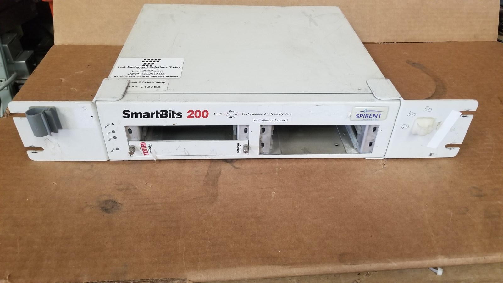 SPIRENT SmartBits 200 Performance Analysis System Mainframe