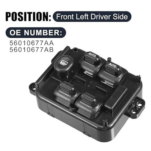 56010677AA 56010677AB Front Left Driver Side Car Power Window Switch for Liberty