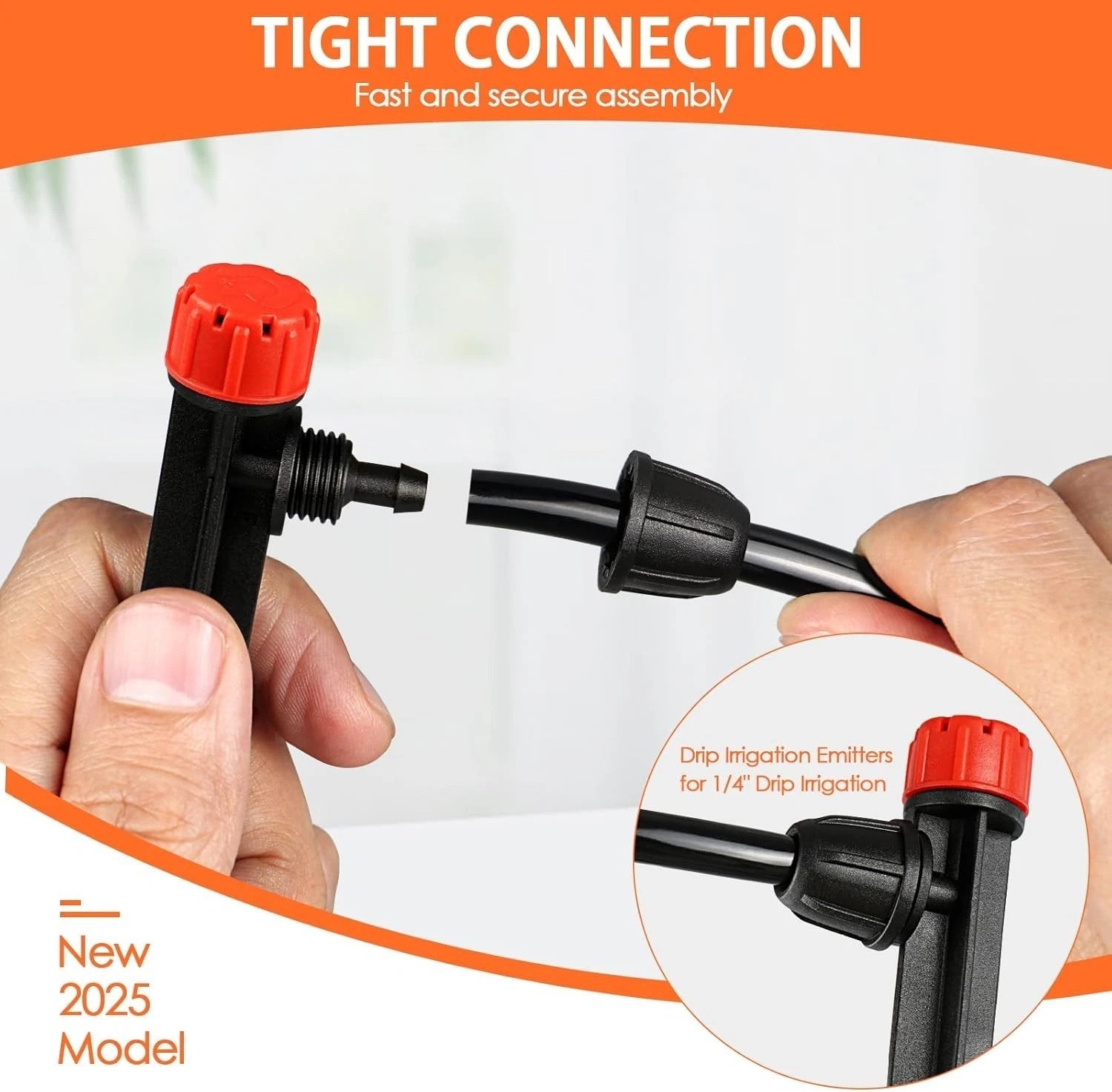 Versatile Drip Irrigation Emitters - Adjustable Flow & Easy Installation