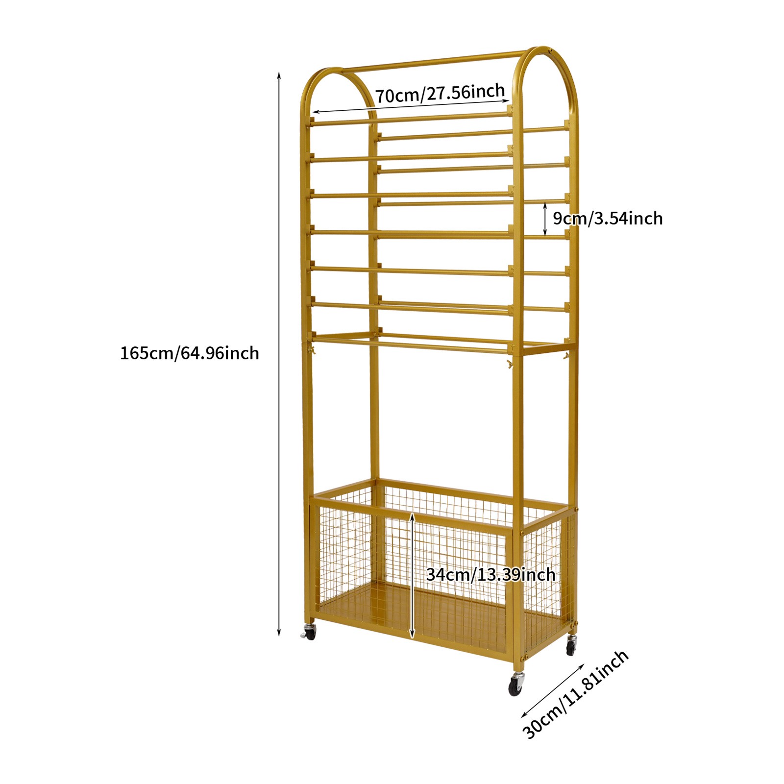 Flower Wrapping Paper Storage Stand Holder Organizer Rack Ribbon Display Stand