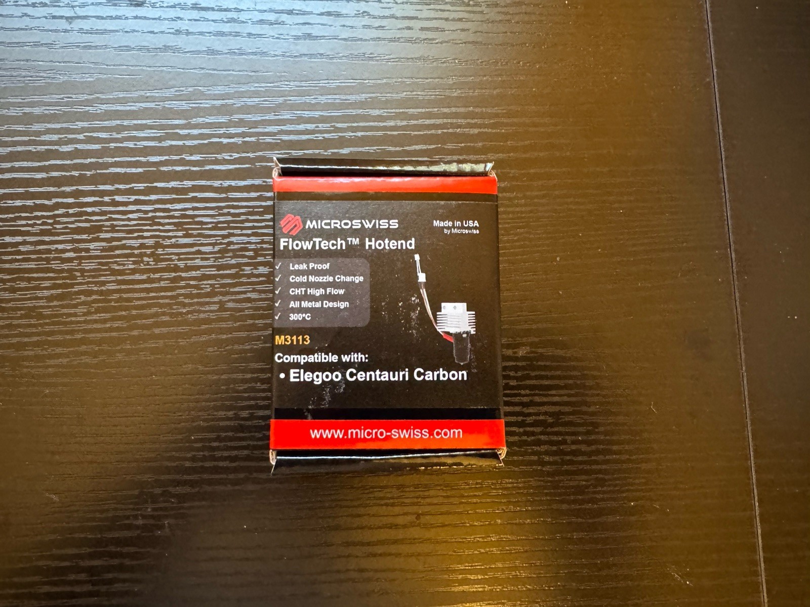 Microswiss Flowtech Hotend For Elegoo Centauri Carbon - New