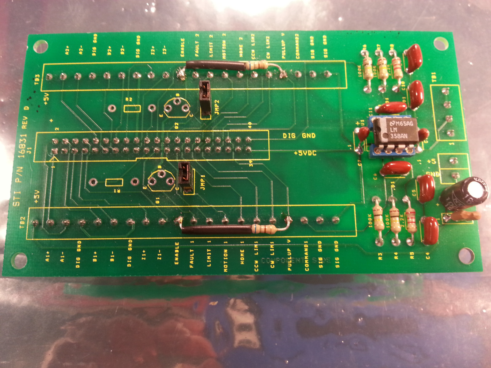 Semitool 16831 Integrated Motor Speed Limitier Board REV D