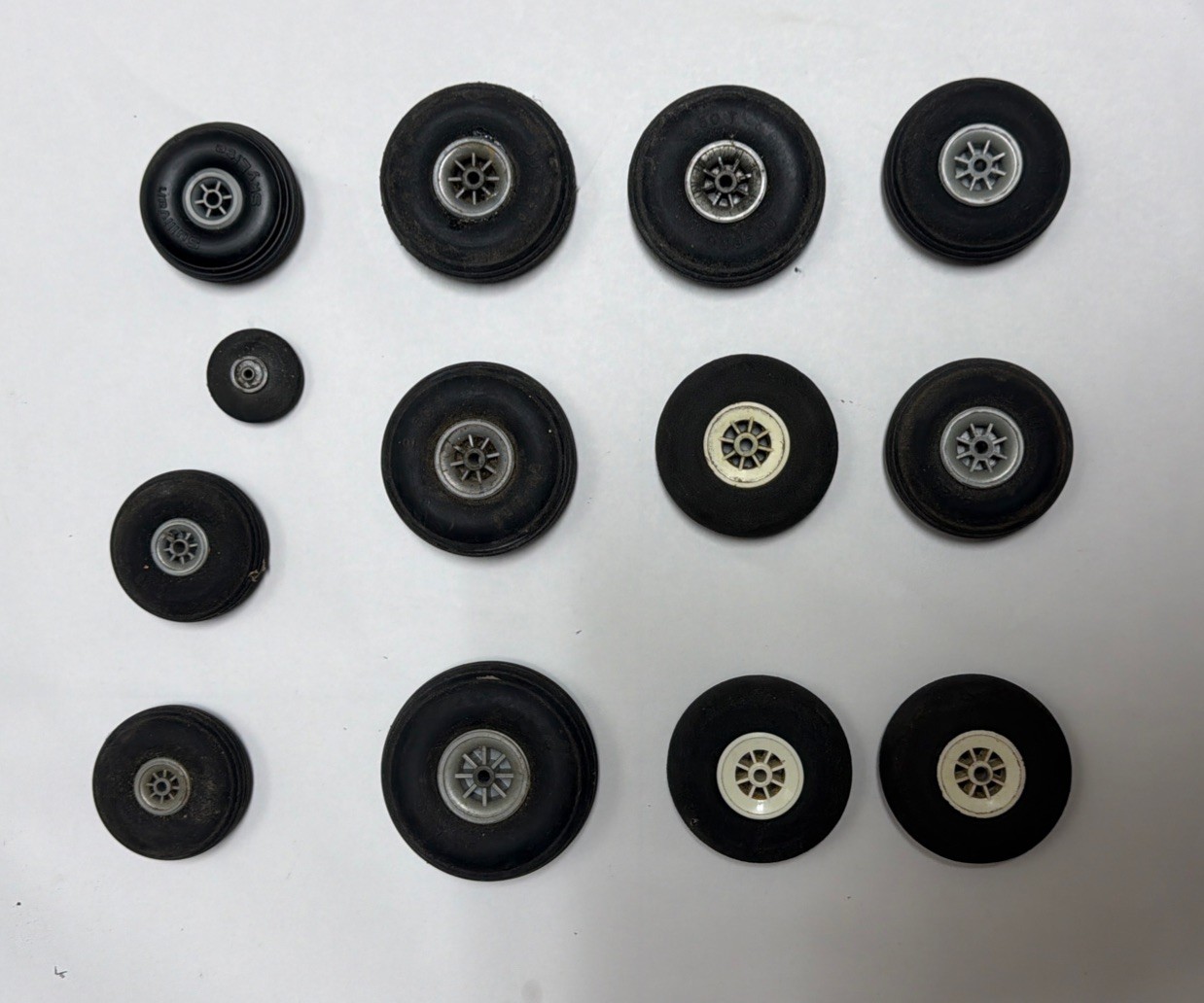 Random Size RC Tail Wheels (X13) Lot