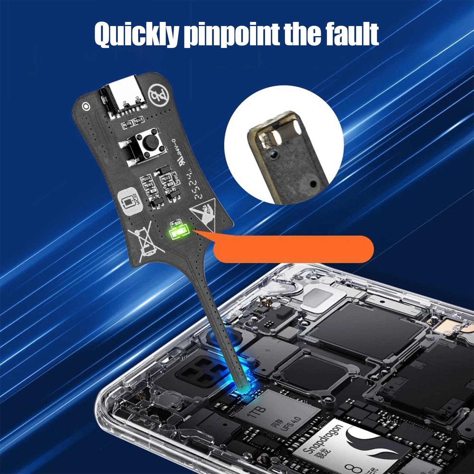 Circuit Board Inductor Tester Inductor Detector Tool Diagnostic Device