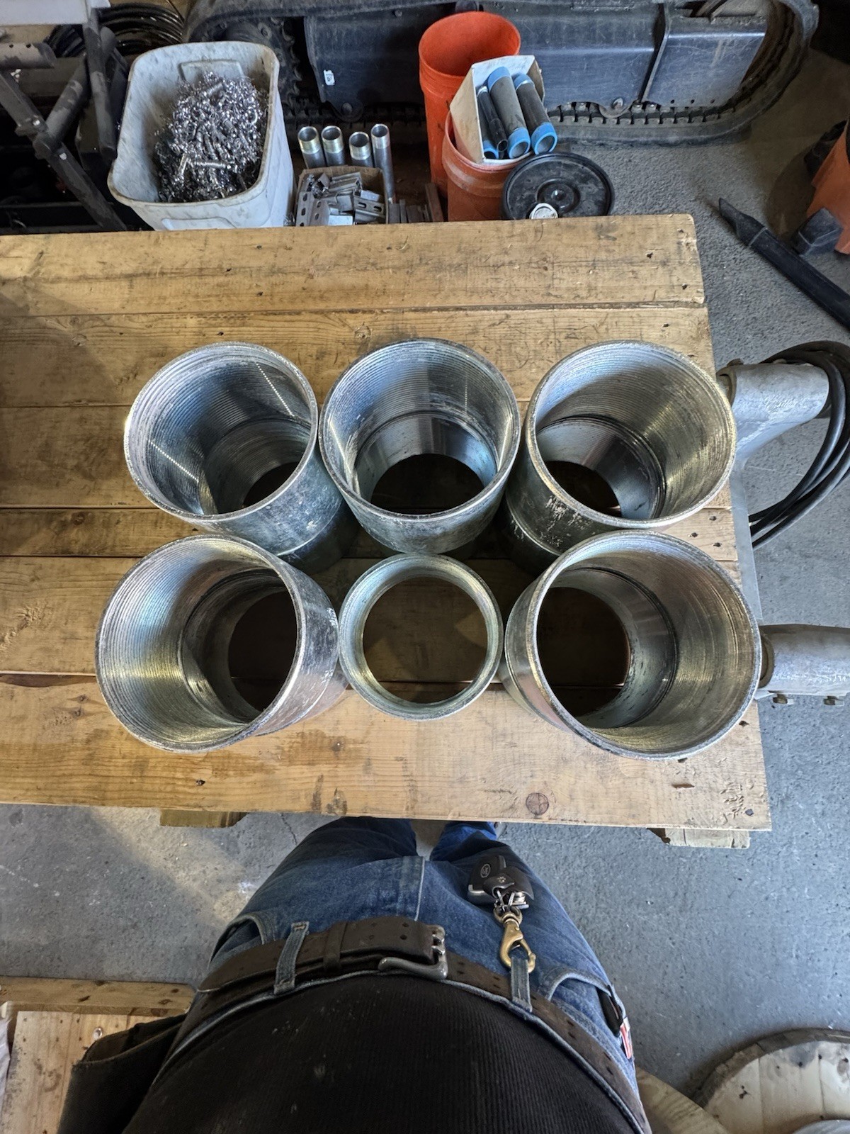 5" RIGID Galvanized Steel Coupling USA Made!!