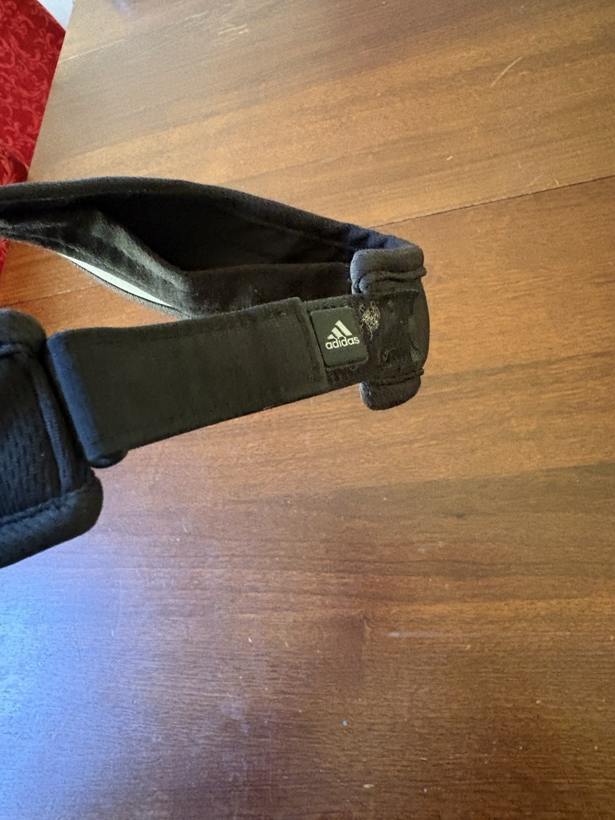 ADIDAS Black Adjustable Visor Unisex One Size Fits All