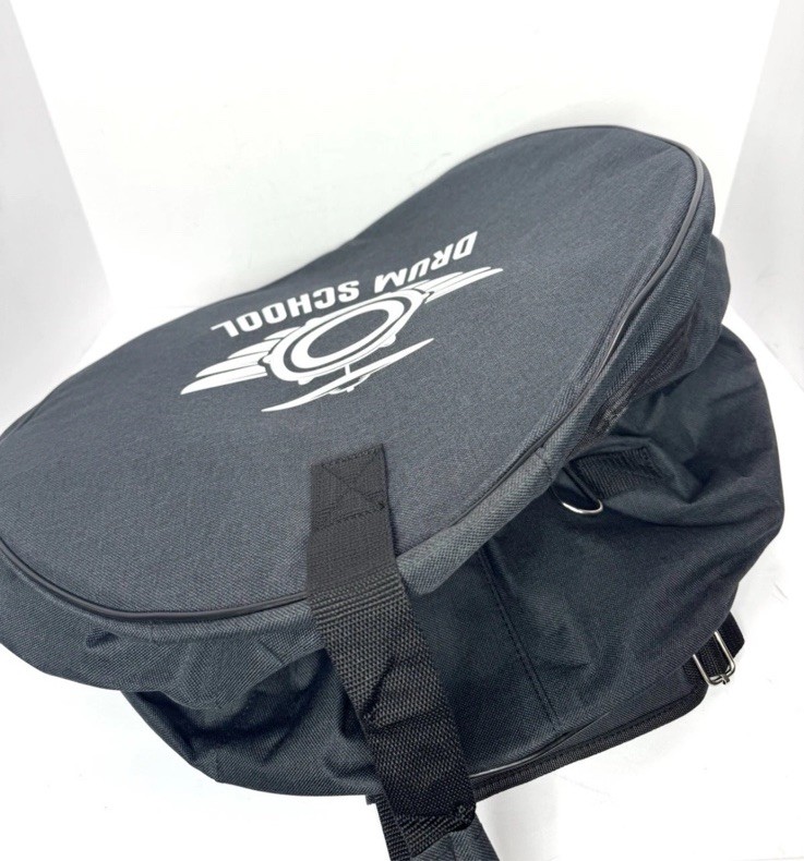 4-Piece Drum Bag Set Soft Carry Cases Black w/ Shoulder Strap