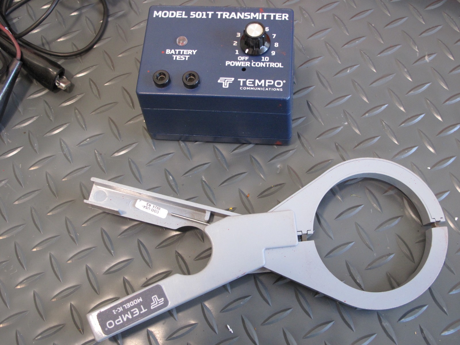 Nice Tempo Communications model 501 tracker II cable locating system