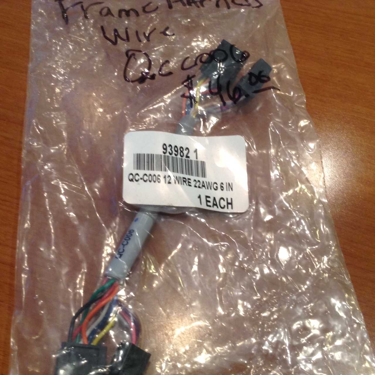 MCKINNEY QC-C006 Wiring Harness