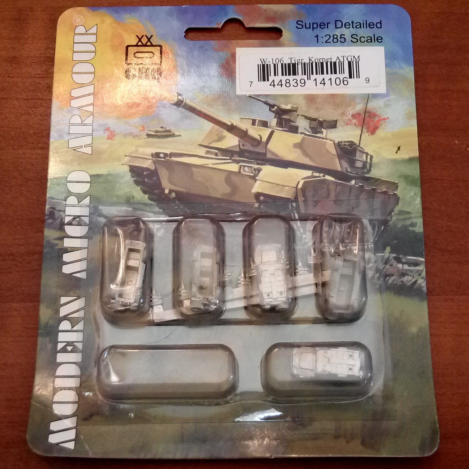 GHQ Modern 1/285th Scale W-106 Tigr Kornet ATGM Unopened