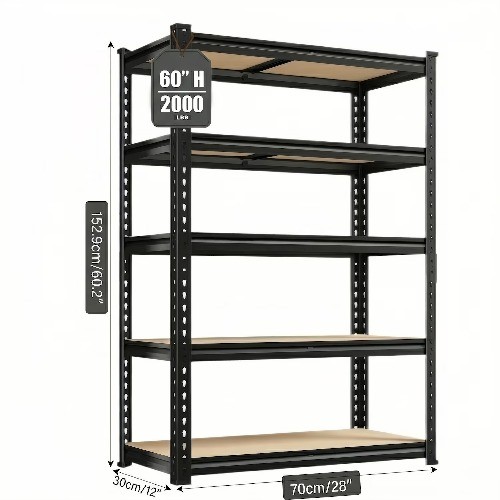Heavy Duty Garage Shelving Unit, 2000 lbs Metal Storage Shelves